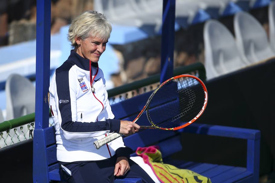 Judy Murray, capitano dell&#39;Inghilterra impegnata nel weekend in Israele. 